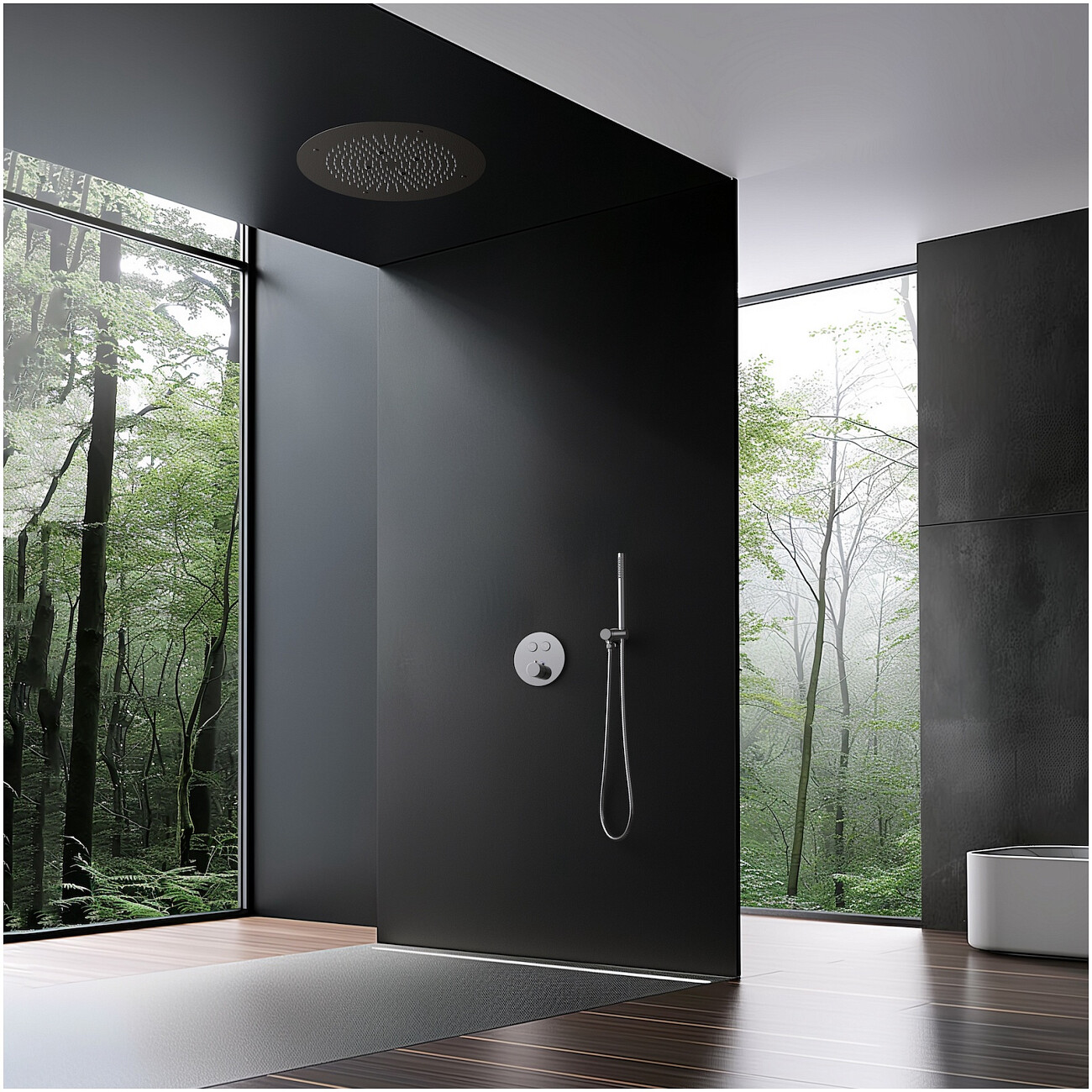 Душевая система встроенная с термостатом хром Timo Saona SX-2370-00SM - изображение 3