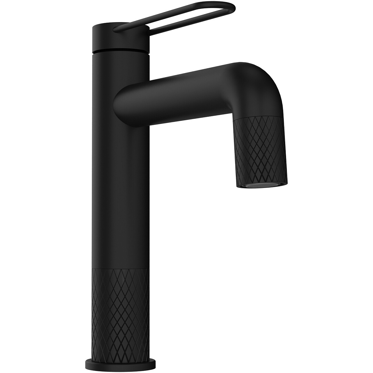 Смеситель для раковины однорычажный черный Stworki "Левангер" S07010BK - изображение 9