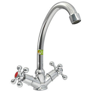 Смеситель для кухни двухвентильный хром Eleanti Opal ELT5010 0402.898