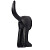 Декоративный настенный крючок Fundo Black