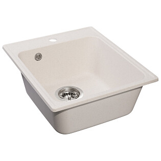 Мойка кухонная белая Reflection Quadra RF0243WH