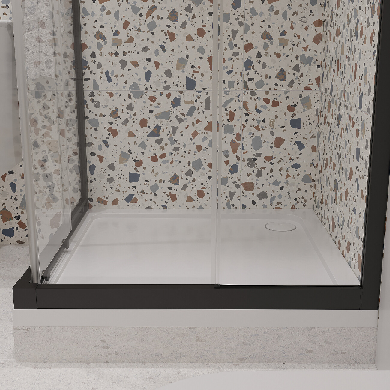 Поддон для душа акриловый с сифоном 90x90 см белый Stworki "Дублин" DBП0050 - изображение 4