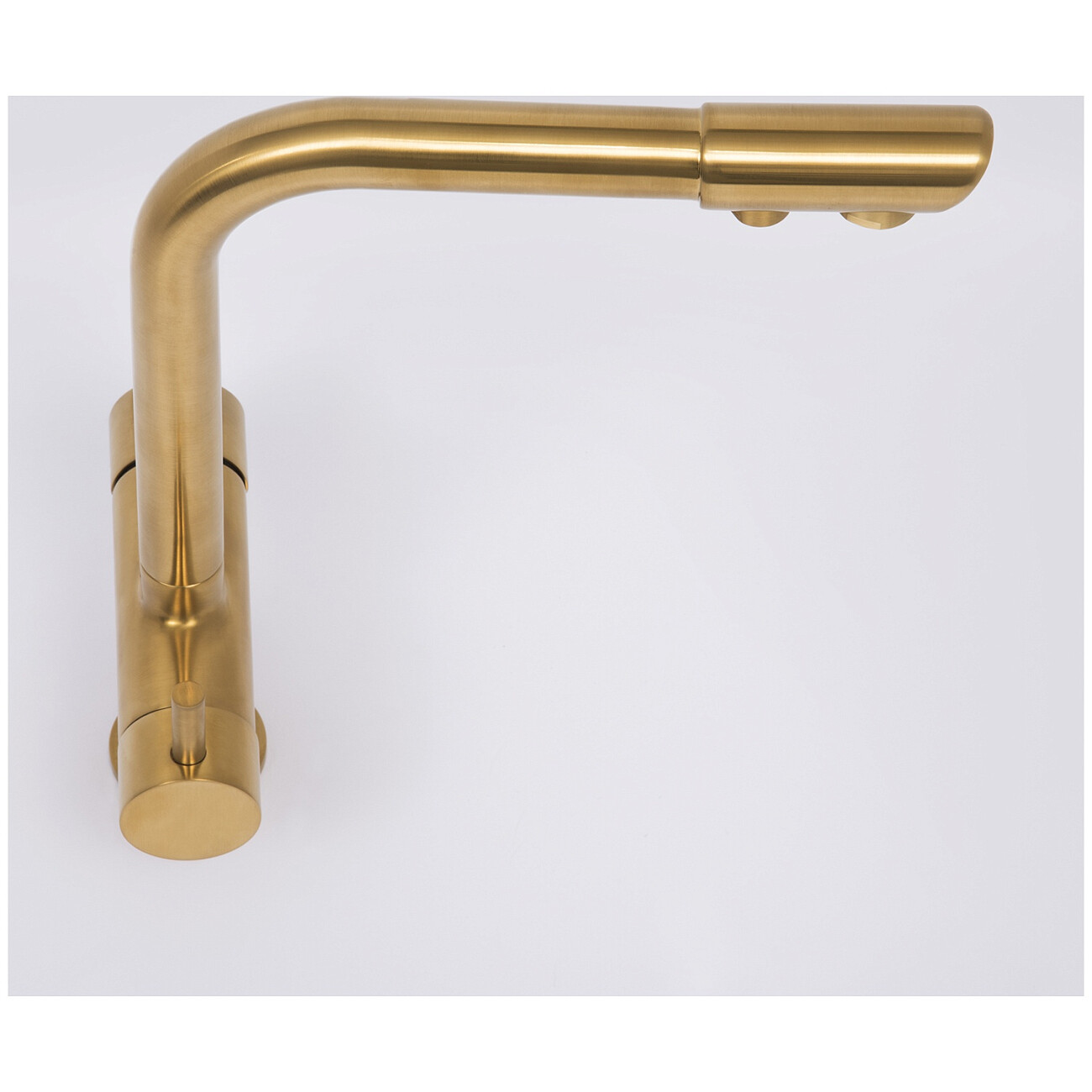 Смеситель для кухни под фильтр из латуни золотой Wasserkraft A8387 - изображение 6