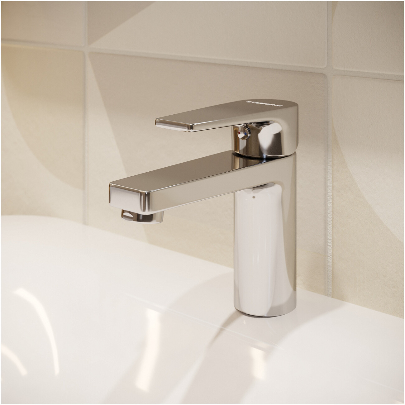 Смеситель для раковины однорычажный хром Stworki "Берген" S21010CR - изображение 5