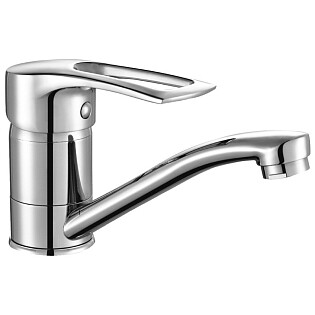 Смеситель для раковины хром Rossinka T40-22