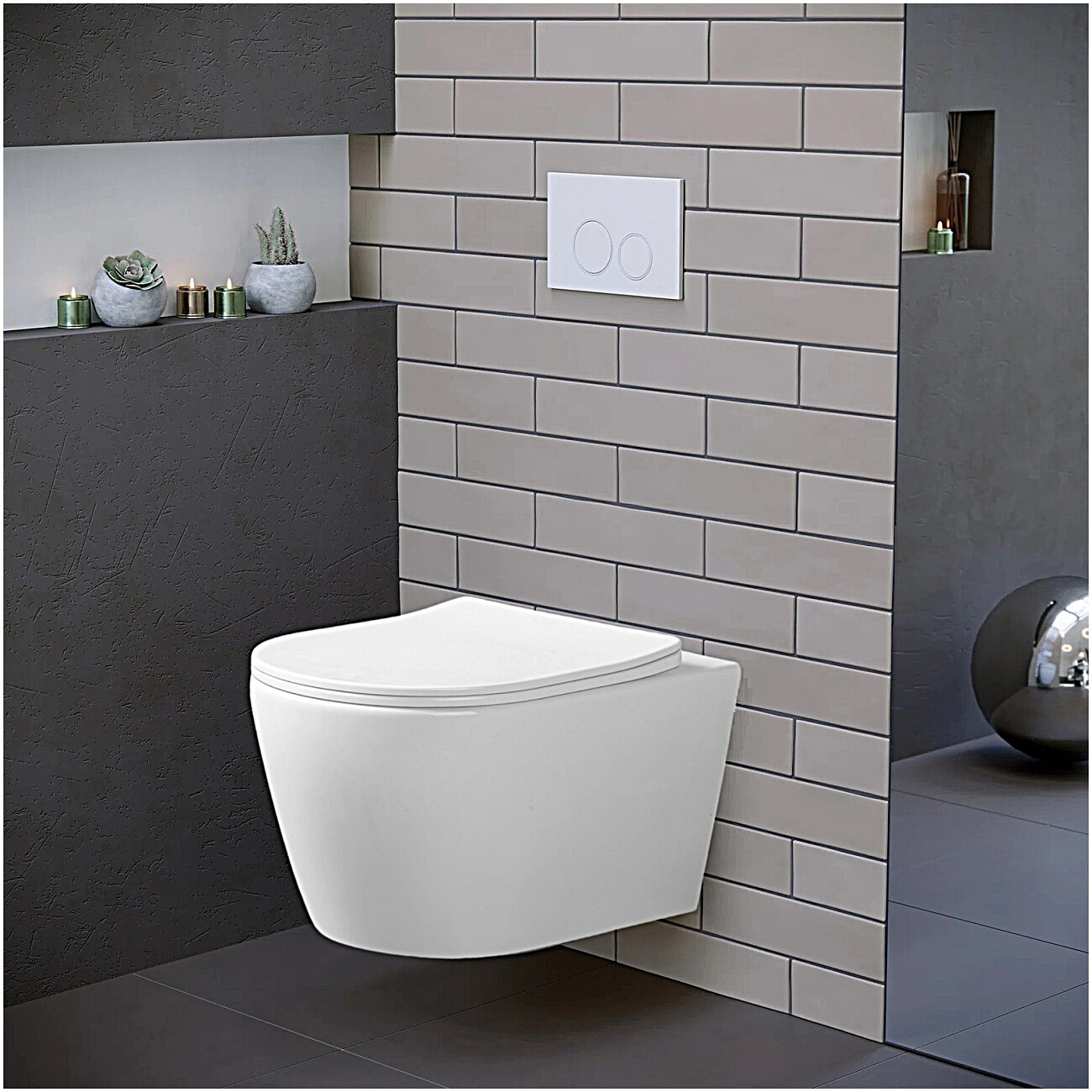 Унитаз подвесной безободковый белый Sella Aria Tornado Ceruttispa CT9954 - изображение 2