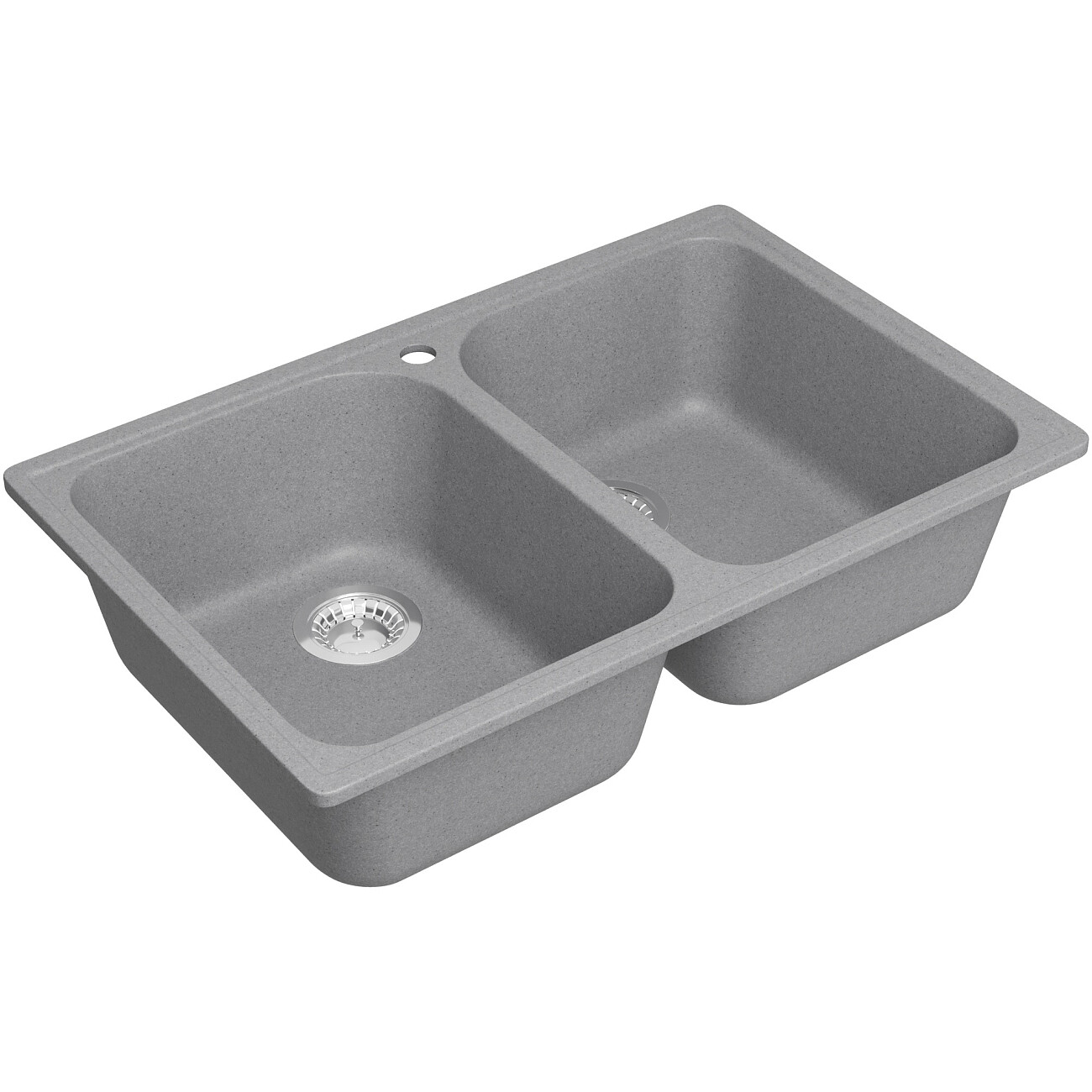 Мойка кухонная светло-серая Domaci "Болонья" М-260-006 - изображение 9