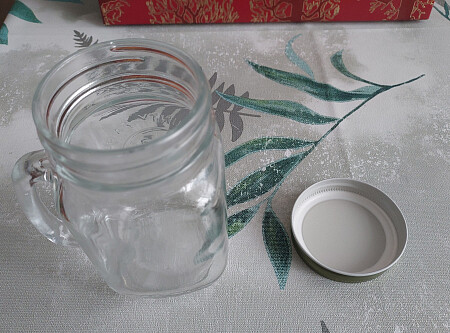 Кружка с крышкой Bormioli Rocco Drinking Jar