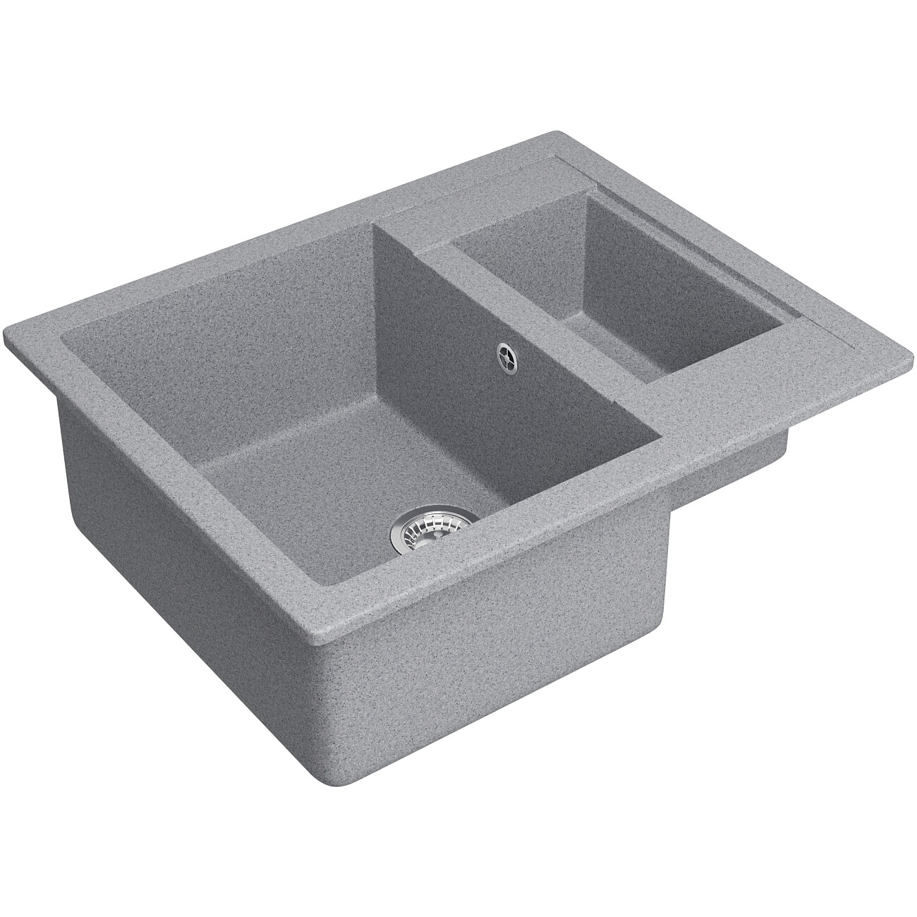 Мойка кухонная серая Domaci "Болонья" М-19-005 - изображение 9