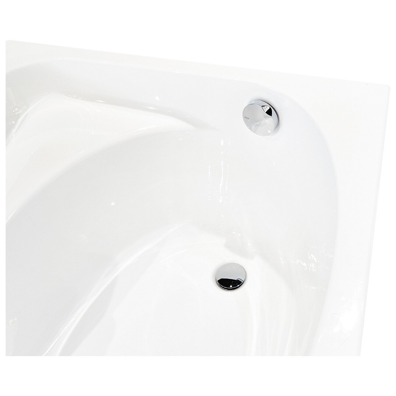 Ванна акриловая угловая правая 100х160 см белая Creto Doris 14-160100R - изображение 6