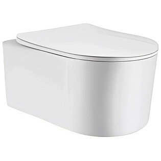 Унитаз подвесной безободковый белый матовый Cerutti SPA Tanaro Aria MW CT9236