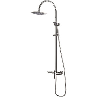 Душевой комплект с регулировкой высоты хром D&K Rhein Lessing DA1323701C05