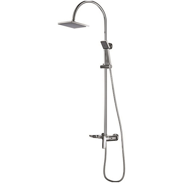 Душевой комплект с регулировкой высоты хром D&K Rhein Lessing DA1323701C05 - изображение 1