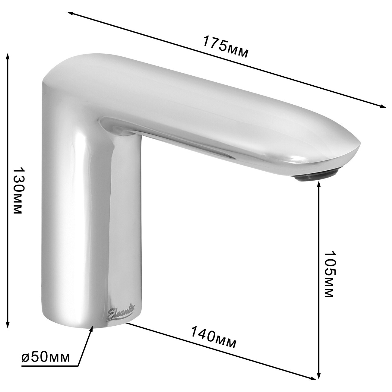 Смеситель для раковины сенсорный хром Eleanti Onyx 0402.517 - изображение 7