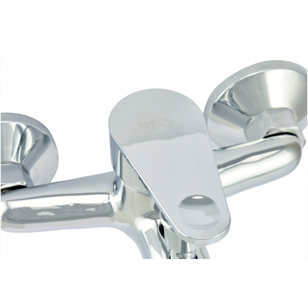 Смеситель для ванны однорычажный с душевым гарнитуром хром Istok life Standard 0402.719 - изображение 5