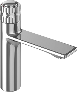 Смеситель для раковины нажимной хром Stworki &quot;Ульвик&quot; UL-01cr