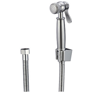 Гигиенический душ с держателем и шлангом хром D-Lin D61045