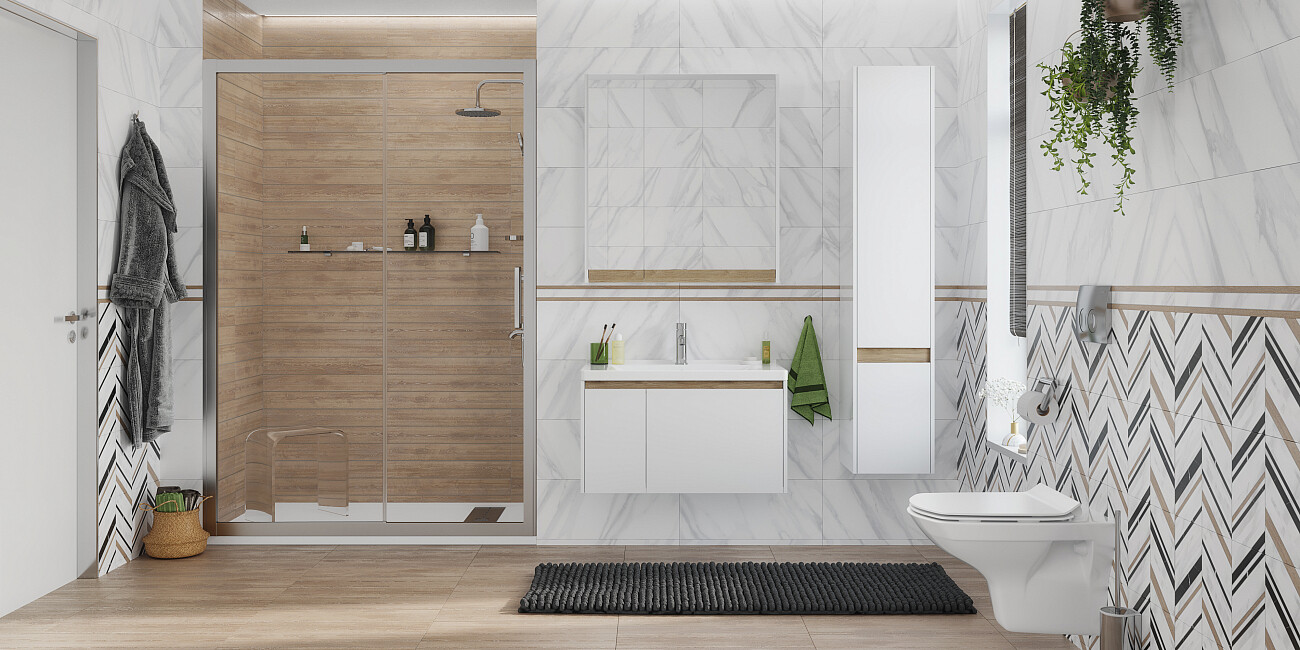 Раковина мебельная фарфоровая 80 см белая Stworki "Миранда" - изображение 4