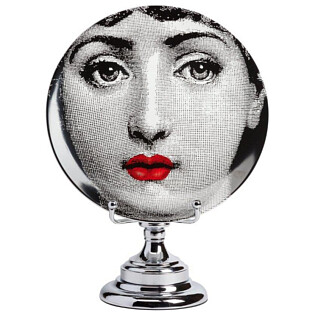 Декоративная тарелка на подставке Пьеро Форназетти Dolore Rouge