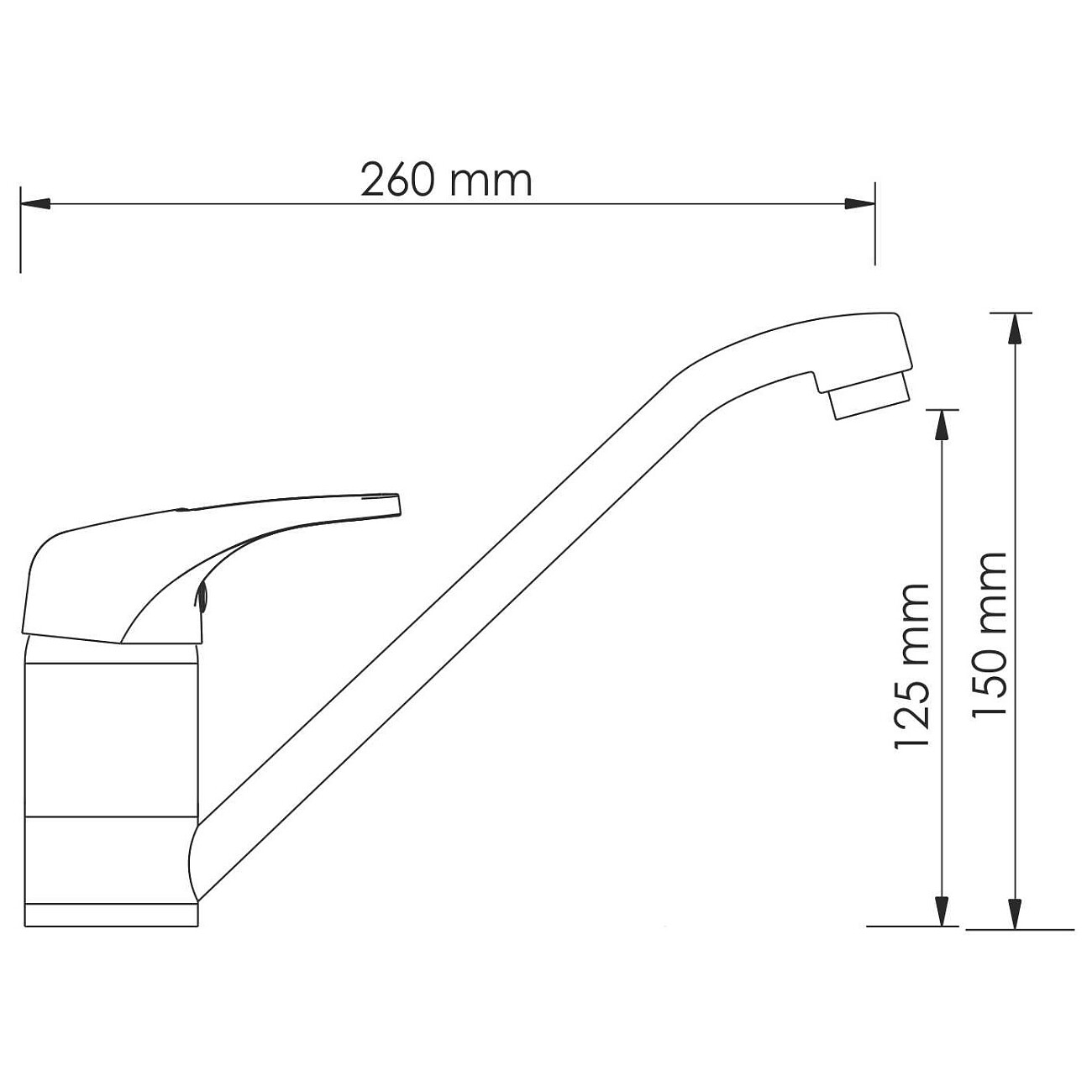 Смеситель для кухни из латуни хром Wasserkraft 6307 - изображение 11