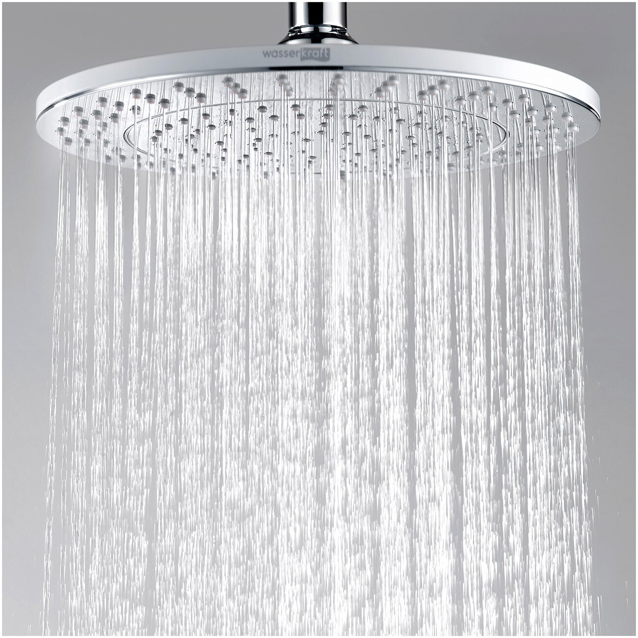 Лейка для тропического душа круглая 23 см хром Wasserkraft A067 - изображение 2