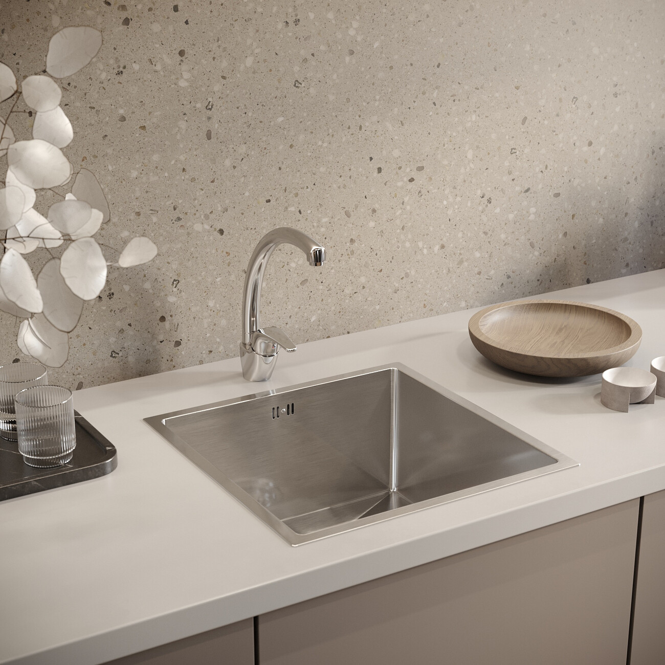 Смеситель для кухни однорычажный хром Domaci "Равенна" DC 3013 - изображение 5