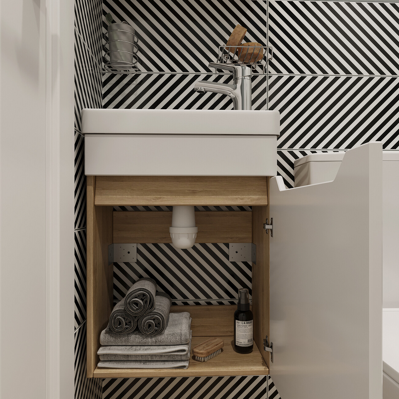 Смеситель для раковины однорычажный хром Diwo "Муром" MU-01cr - изображение 9