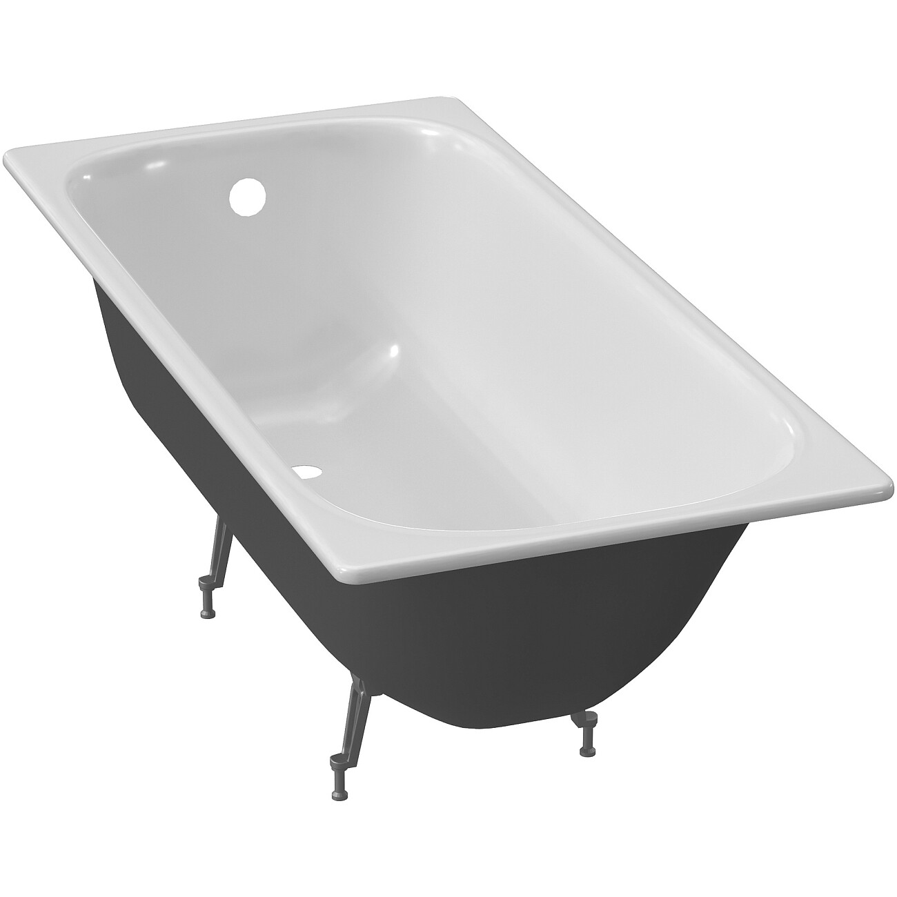 Ванна чугунная 160x75 белая Diwo "Кострома" DK0008, D0017 - изображение 9