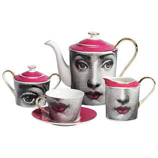 Чайный сервиз Faces Пьеро Форназеттиi Pink