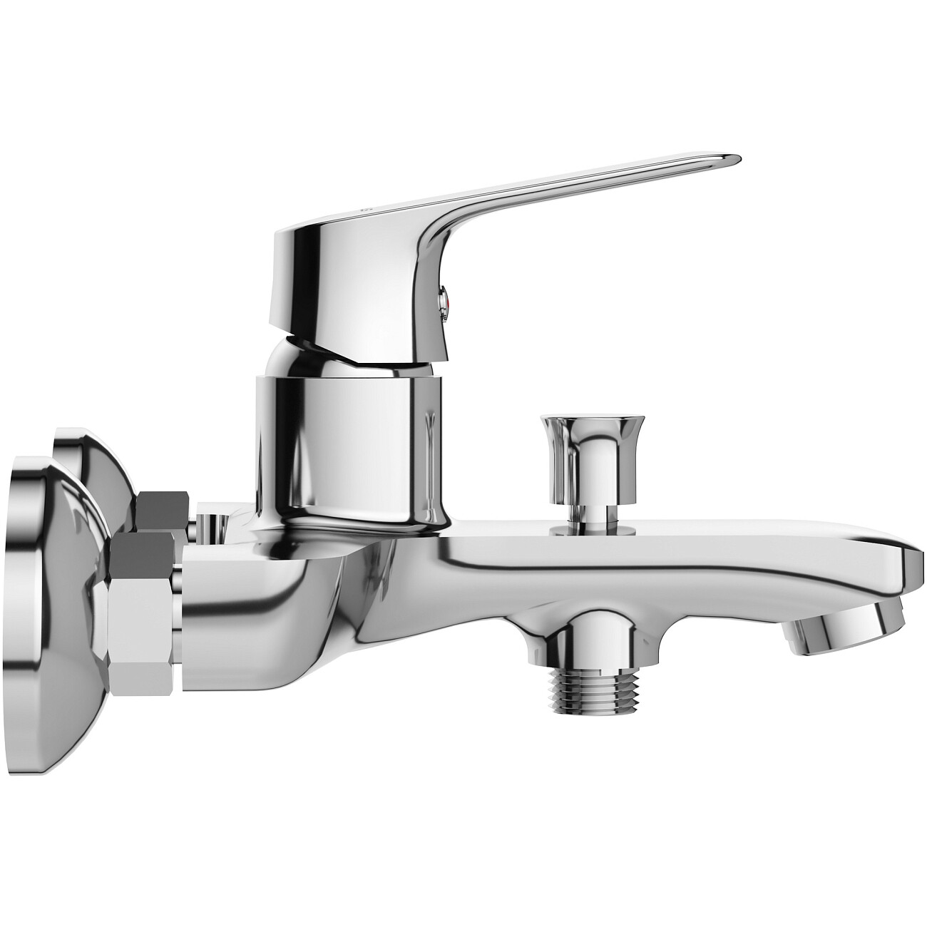 Смеситель для ванны с душем настенный хром Stworki "Ши" S16100CR - изображение 7