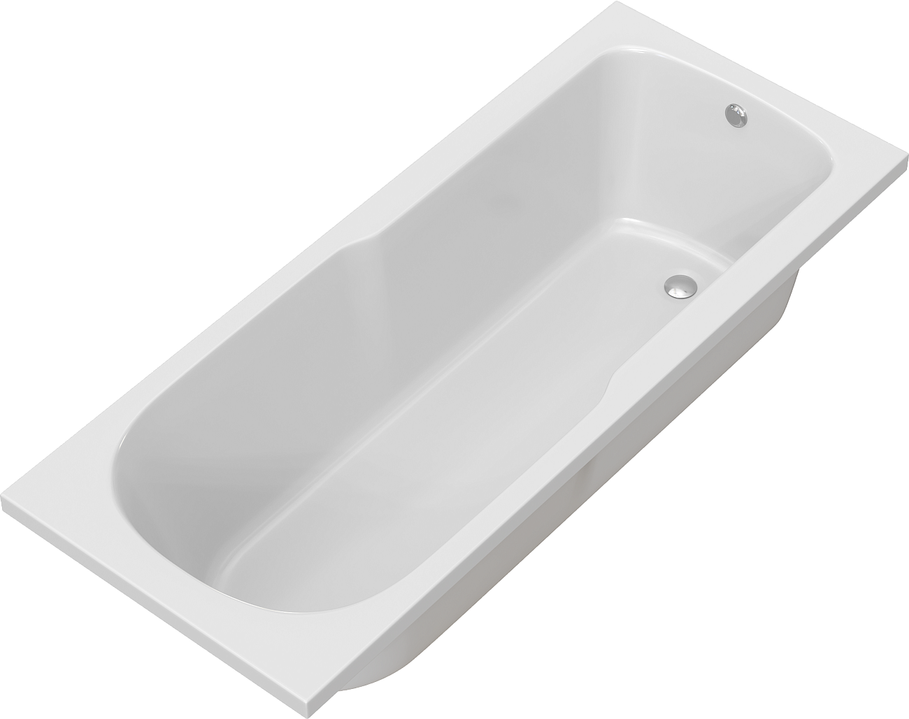 Ванна акриловая 65х165 см белая Artemis Flora 10110300601028 - изображение 7