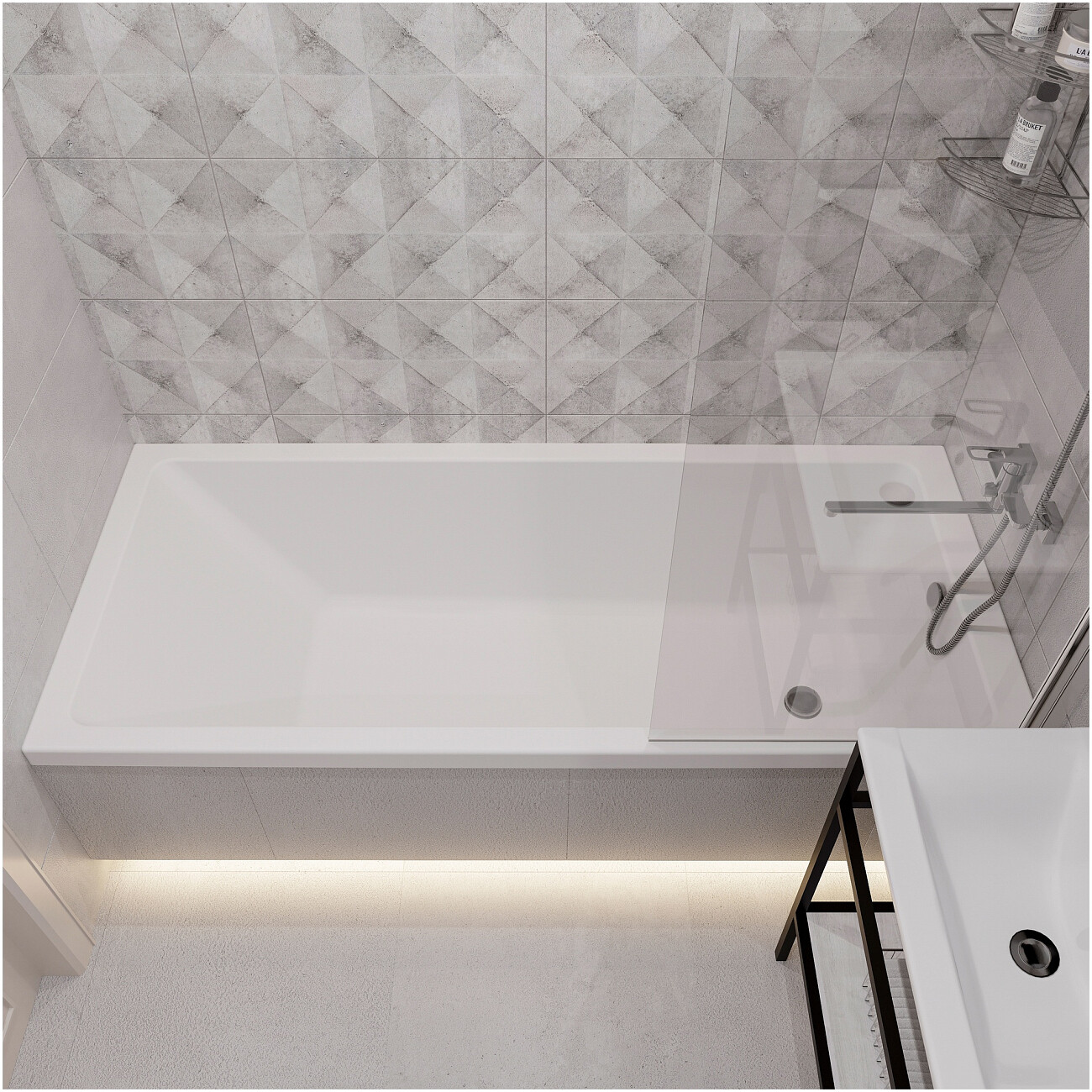 Ванна акриловая 180х80 см с каркасом белая Diwo "Суздаль" Щ0000046598, Щ0000048582 - изображение 9