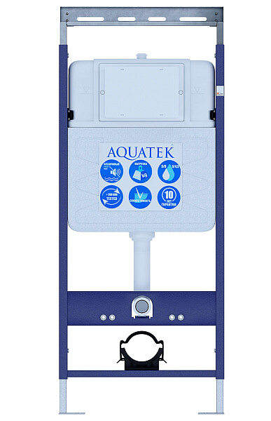 Инсталляция для подвесного унитаза синяя Aquatek EasyFix 50 INS-0000010 - изображение 1