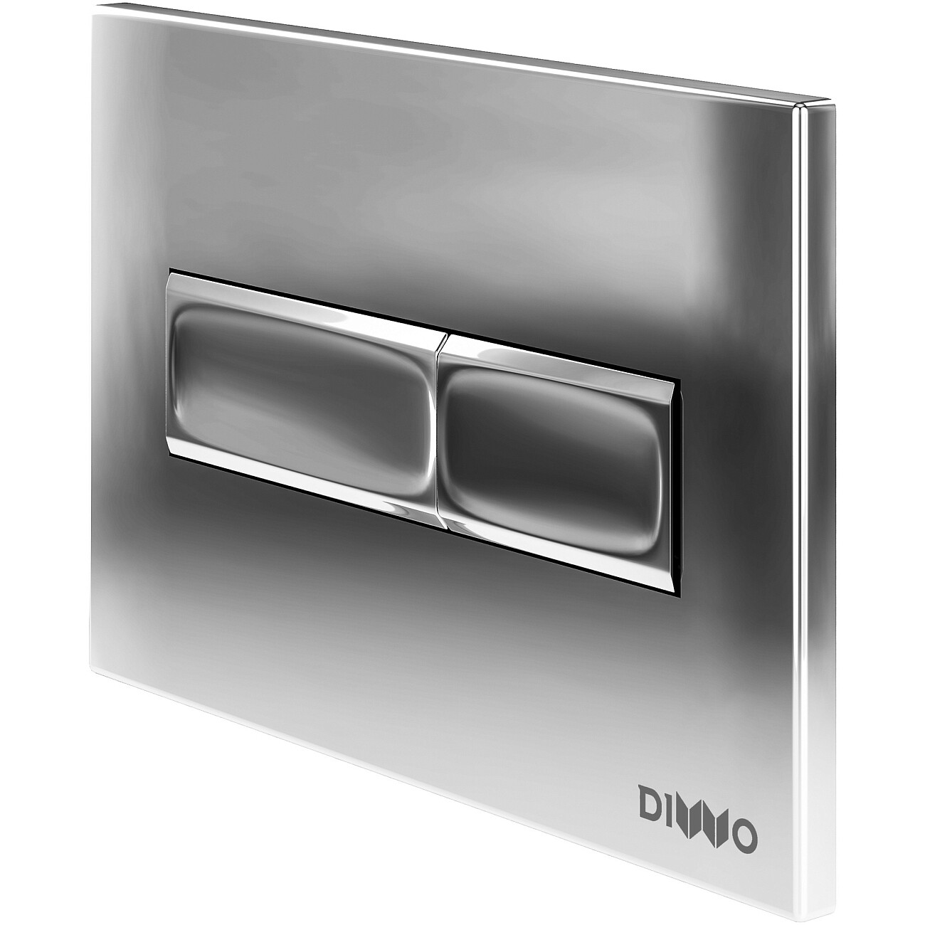 Кнопка смыва для унитаза 16,45х24,5 см хром Diwo 7322 - изображение 8