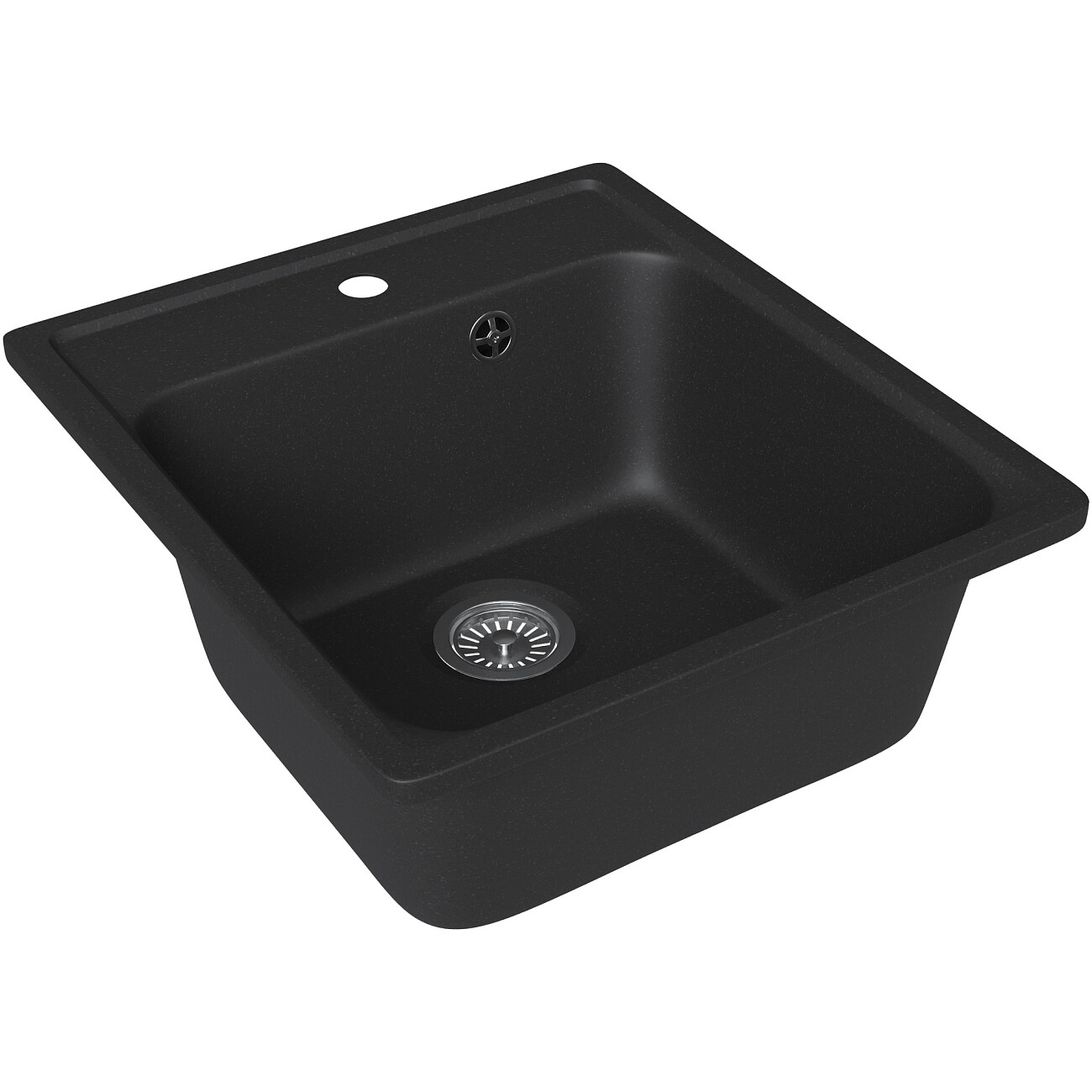 Мойка кухонная кварцевая уголь Domaci "Савона" QB 430 - изображение 5