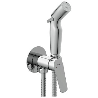 Гигиенический душ со смесителем хром Cersanit Flavis 64104