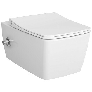 Унитаз подвесной с функцией биде и встроенным смесителем белый Vitra Metropole Rim-Ex 7672B003-1684