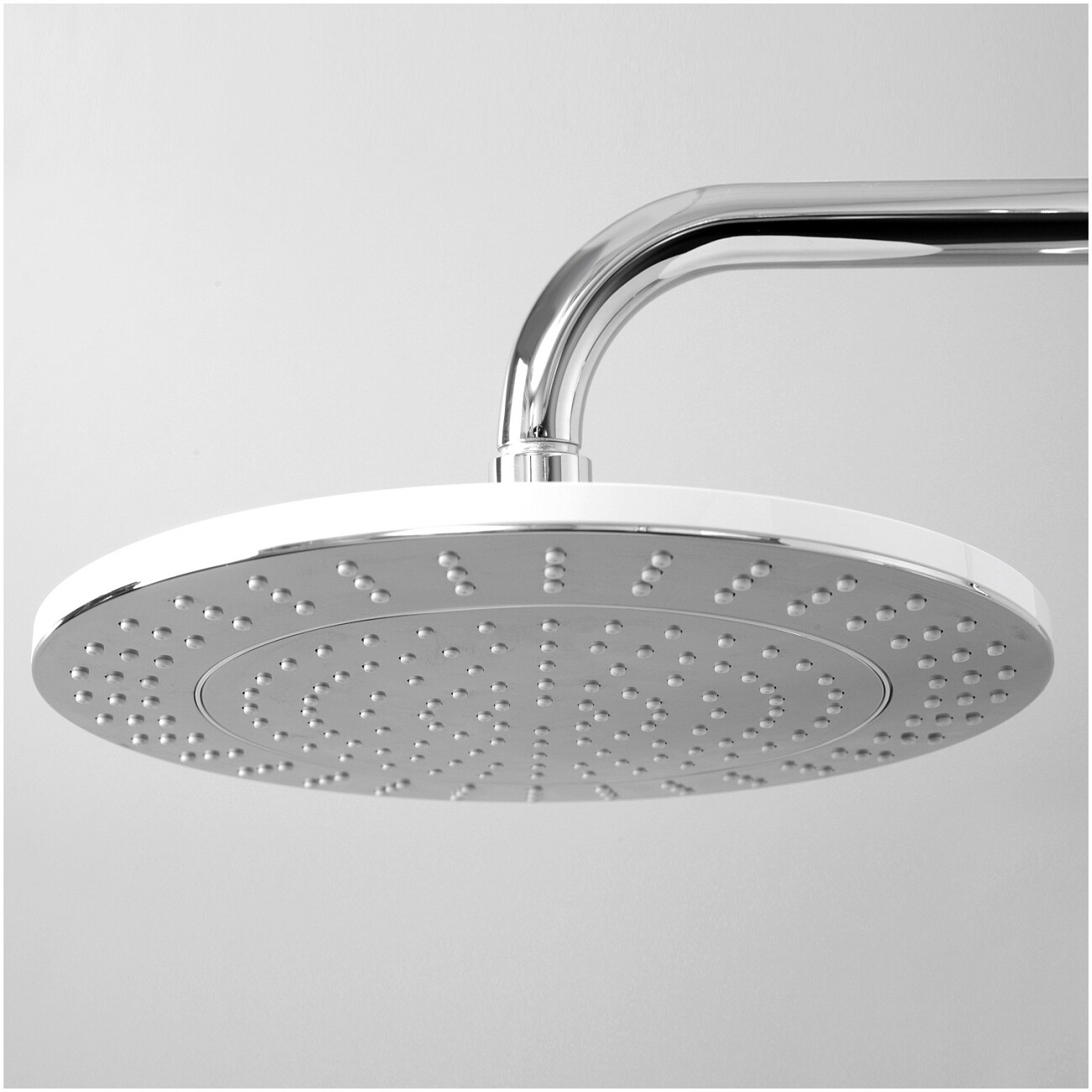 Душевая стойка с верхним душем и смесителем белая, хром Wasserkraft A039 - изображение 3