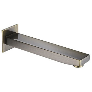 Излив для ванны настенный из латуни светлая бронза Wasserkraft A107