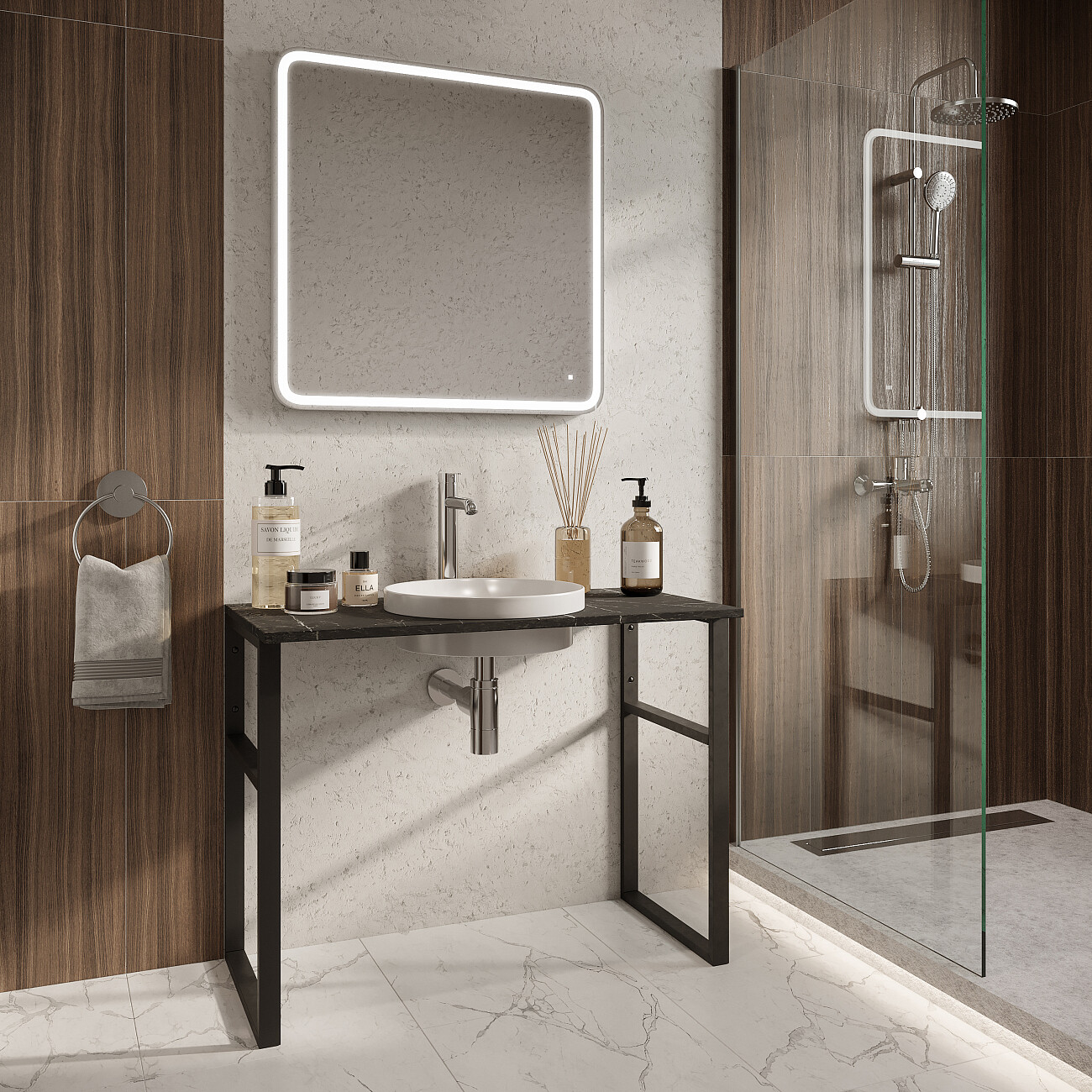 Раковина накладная керамическая круглая 43 см белая Stworki 3041-KL - изображение 4