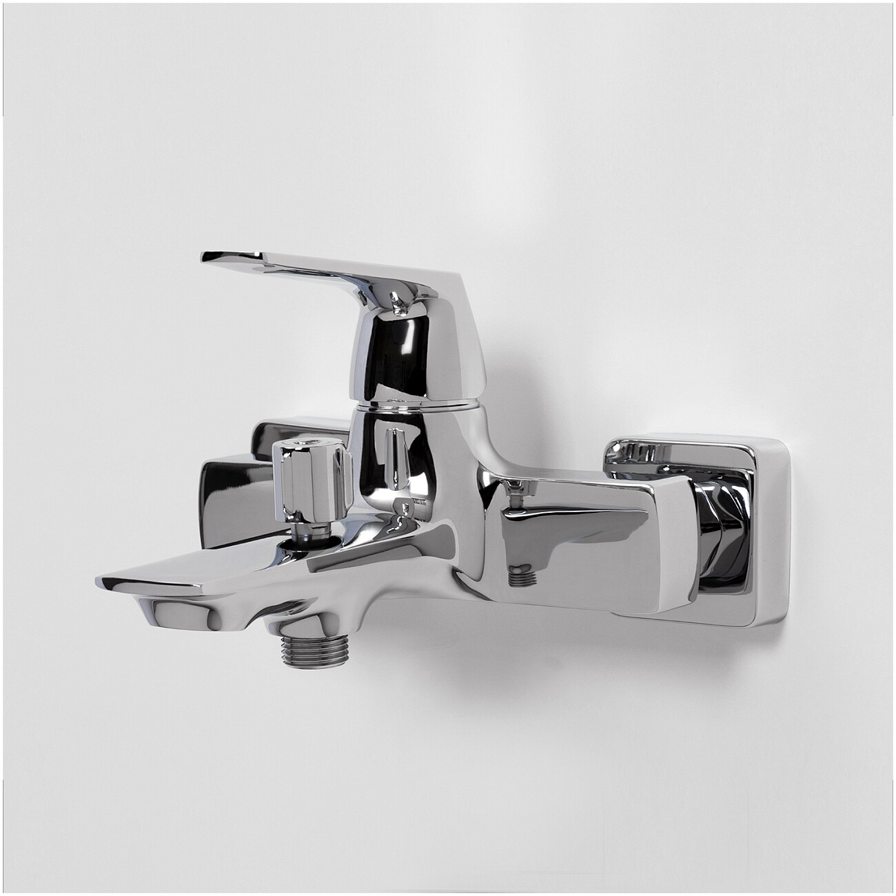 Смеситель для ванны с коротким изливом хром Wasserkraft Neime 1901 - изображение 5