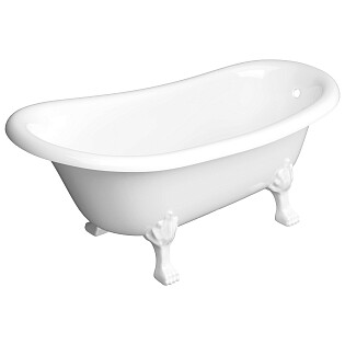 Ванна из искусственного камня 170x80 см белая Stworki &quot;Хельсингборг&quot; ФР-00017393