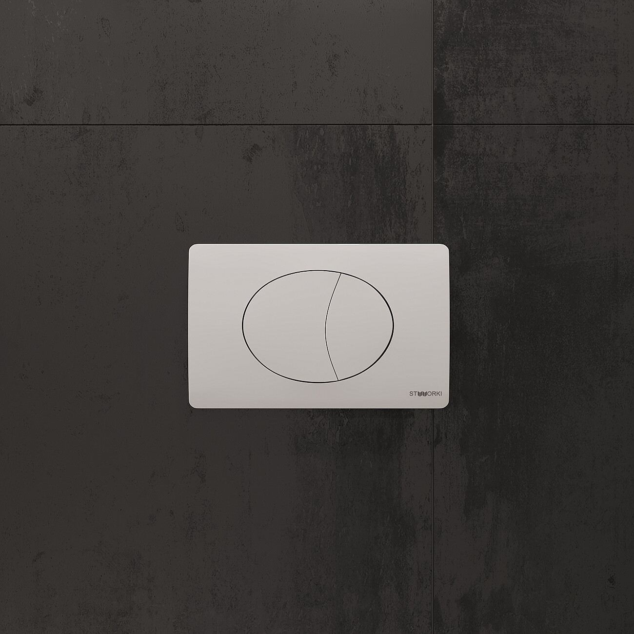 Кнопка смыва белая Stworki 230824 - изображение 4