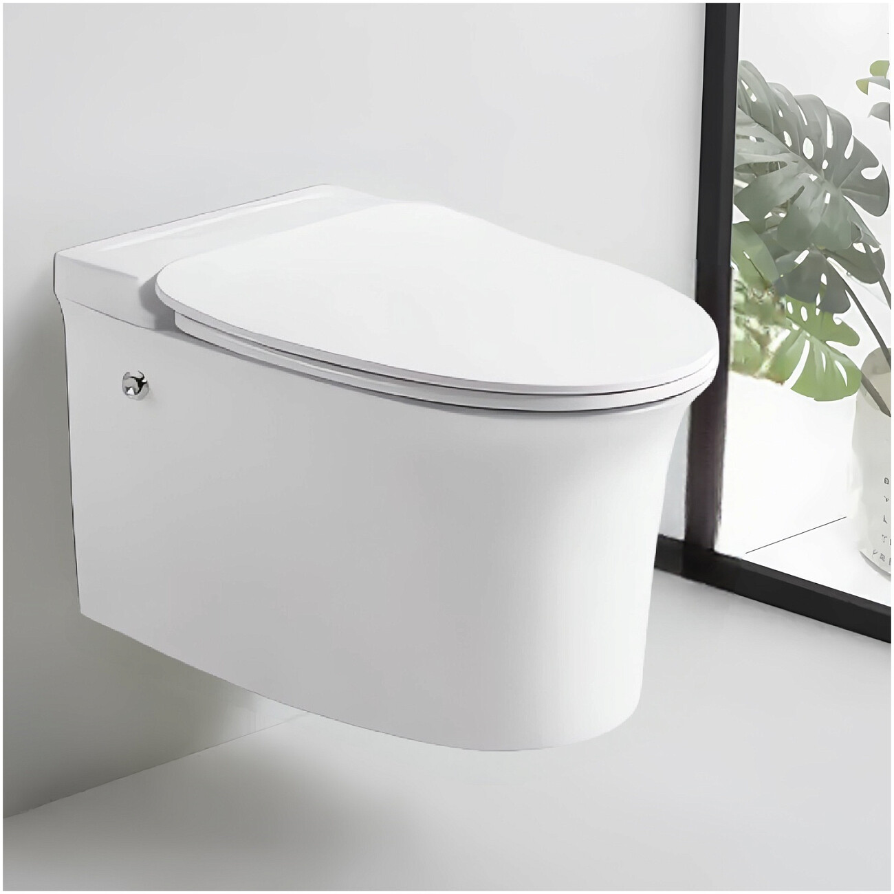 Унитаз подвесной с импульсным смывом белый Cerutti SPA Nautilus Aria Pulse - изображение 3