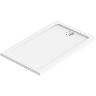 Душевой поддон акриловый прямоугольный 80х130 см белый Creto Olimpos 6-1015