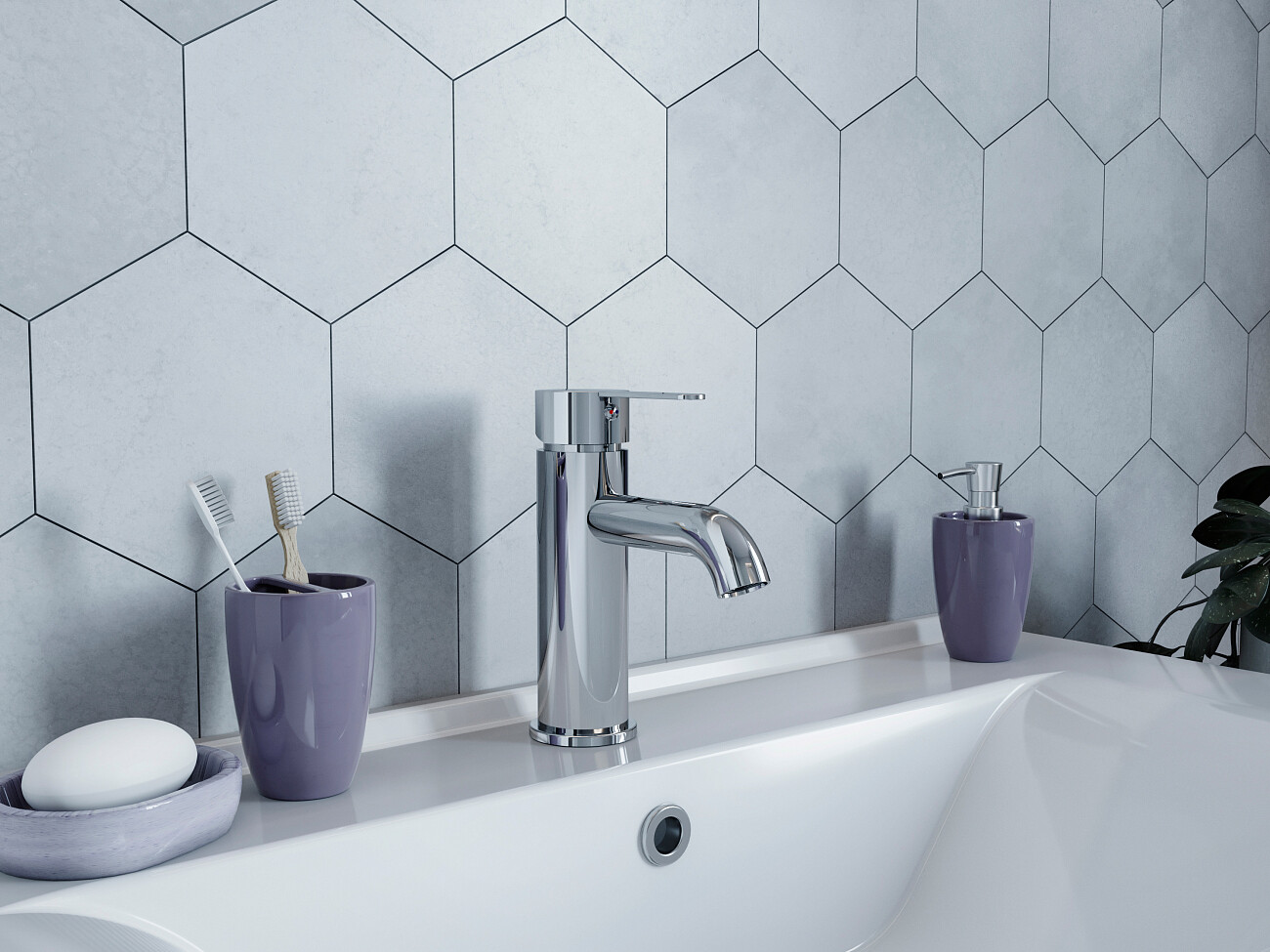 Душевой комплект рычажное управление хром Stworki "Стокгольм" HFSG02100, HFDB91000 - изображение 3