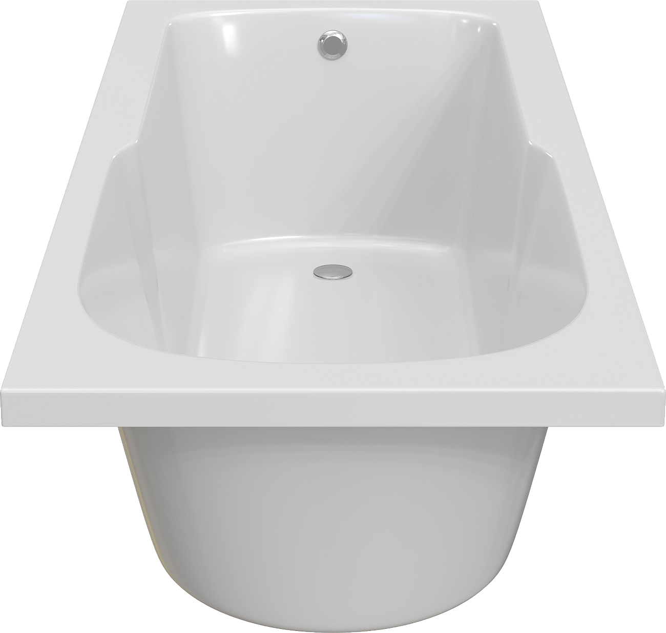 Ванна акриловая 65х165 см белая Artemis Flora 10110300601028 - изображение 8