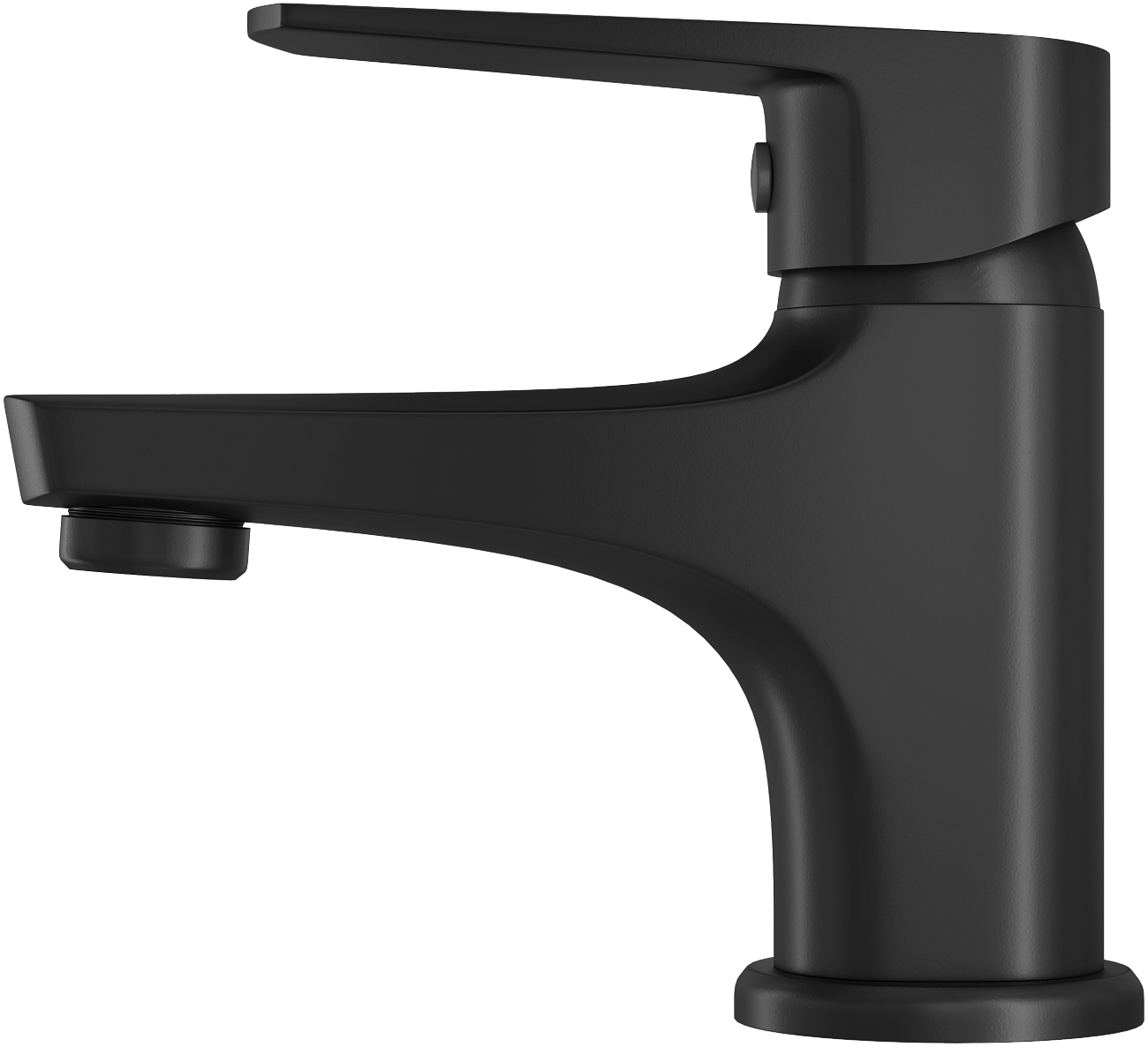 Смеситель для раковины однорычажный черный Stworki "Орхус" OR-01b - изображение 9
