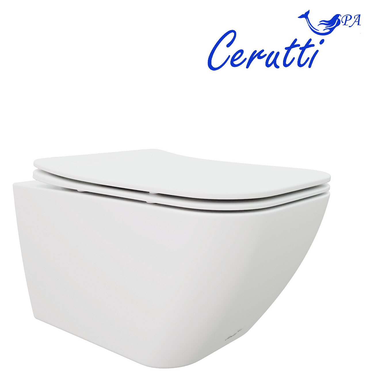 Унитаз подвесной безободковый белый матовый Cerutti SPA Mimi Aria MW CT8919 - изображение 6