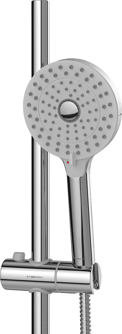 Душевая стойка с держателем хром Stworki "Хельсинки" S178014-2B02-3 - изображение 5